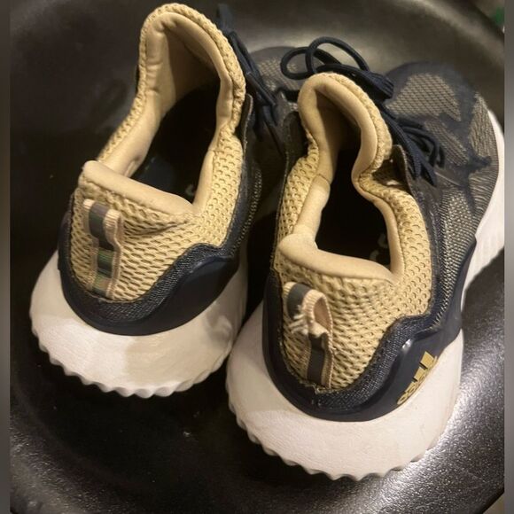 Adidas Run Alphabounce Beyond Blue Four Carbon Gold Georgia Tech  F36827 WMS 5 - Picture 9 of 11